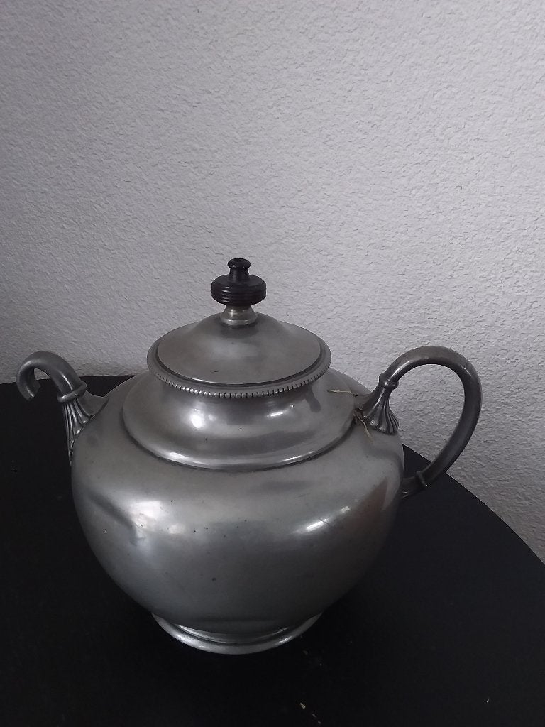 Bijzonder model oude koffiepot, tin. Zeer oud., Antiek en Kunst, Ophalen