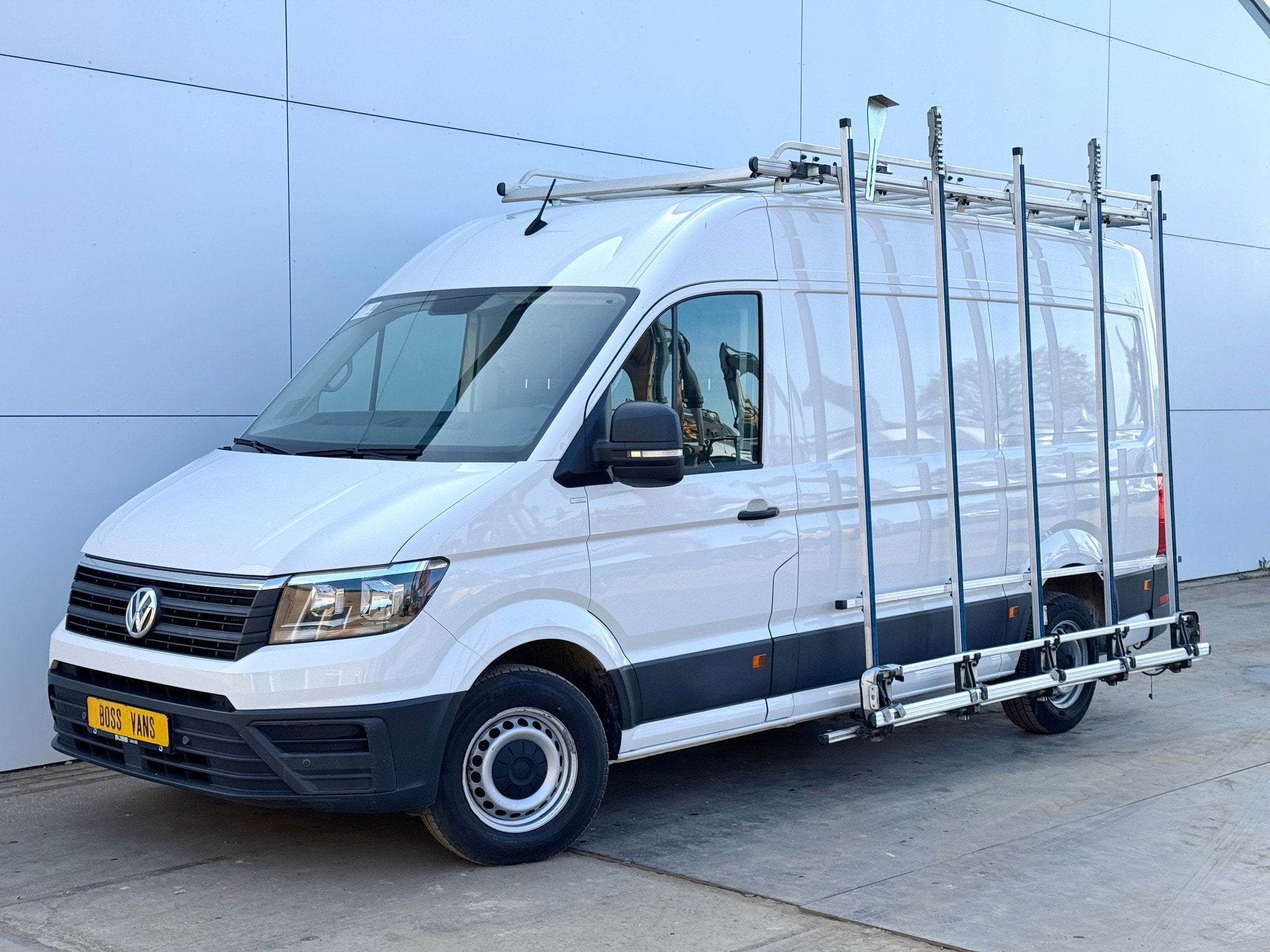 Volkswagen Crafter 2.0 TDI 140 PK Glasresteel Glastransporte, 0 cilinders, Euro 6, Volkswagen, Wit