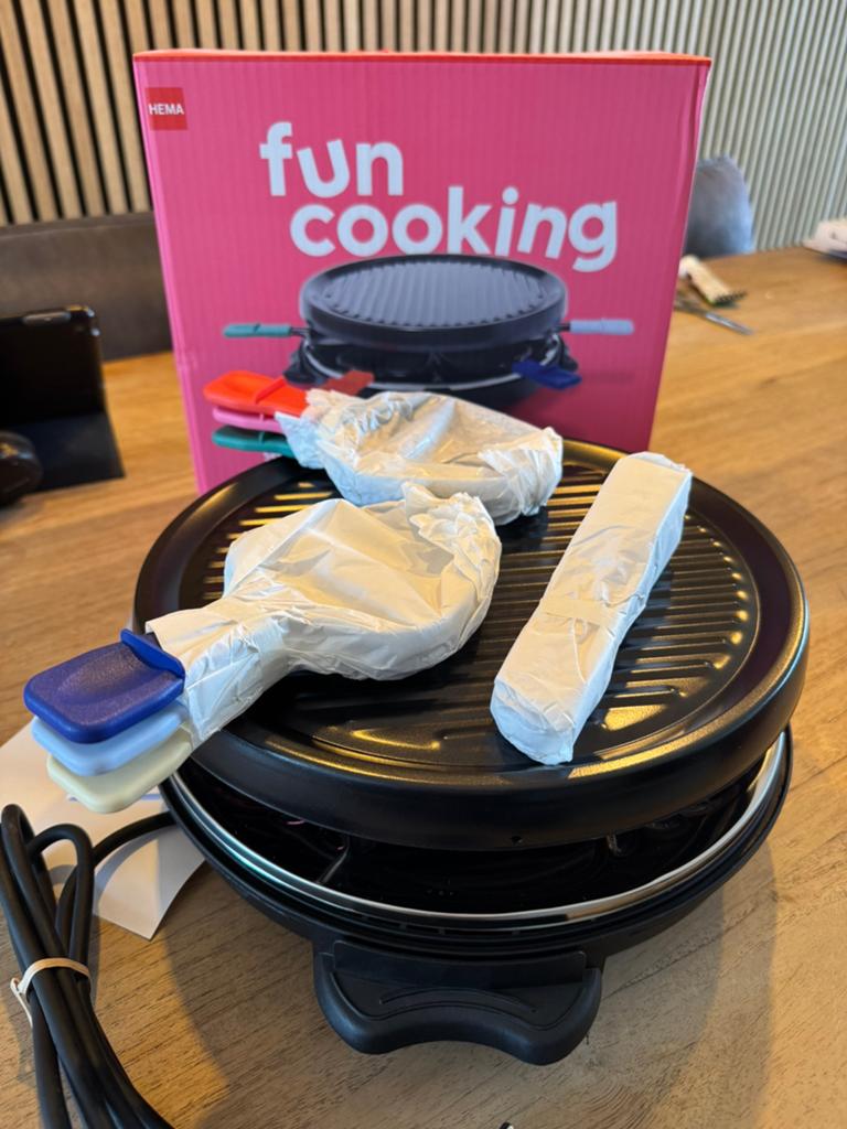 Gourmet stel 6 persoons, Ophalen, Nieuw, 4 t/m 7 personen