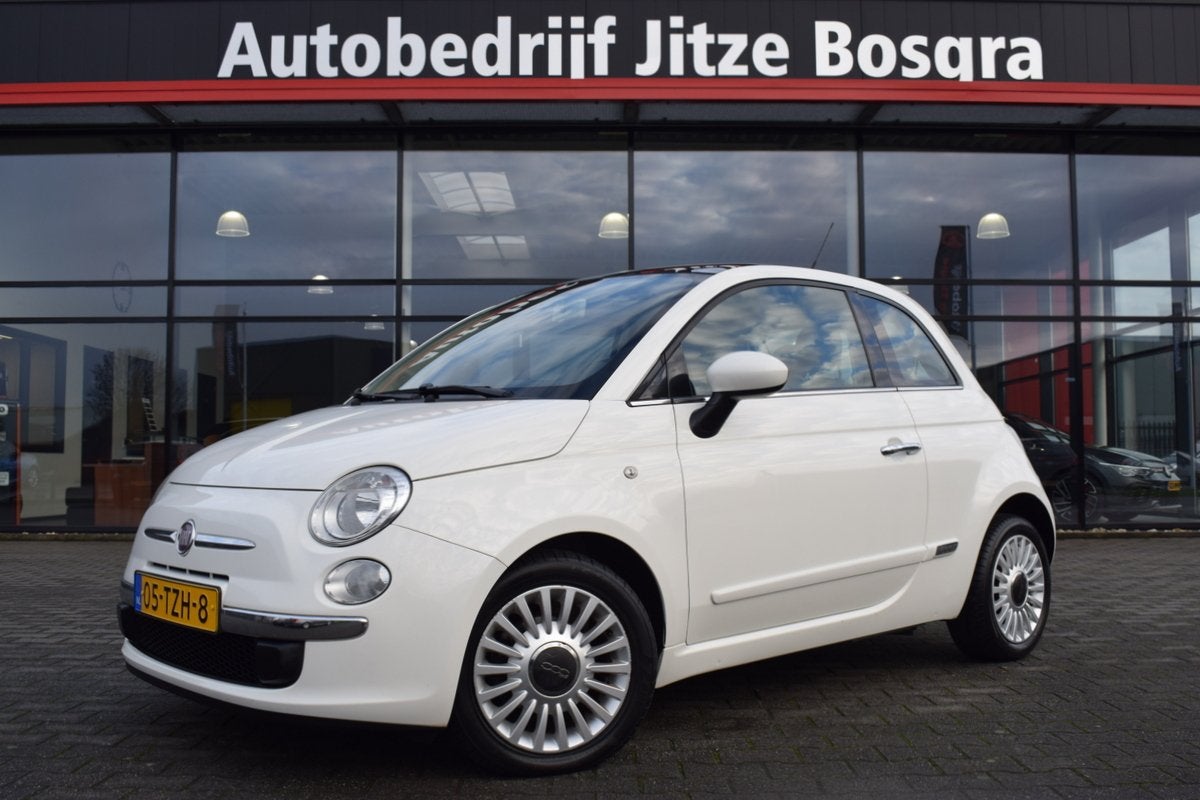 Fiat 500 0.9 TwinAir Lounge Panoramadak | Telefonie | Airco, Auto's, Fiat, Voorwielaandrijving, Euro 5, Gebruikt, Met garantie (alle)