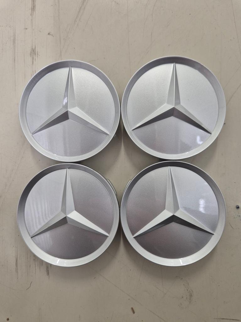 Mercedes Benz Naafdoppen - 75mm (Set van 4), Ophalen of Verzenden, Nieuw