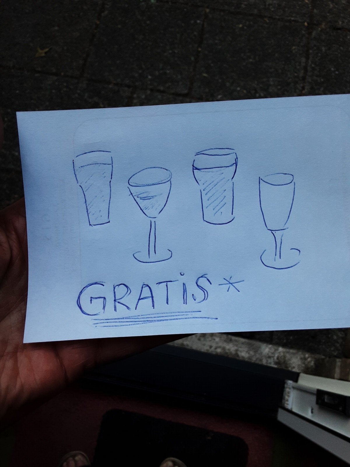 Bier- en Wijnglazen Gratis, Verzamelen, Glas en Borrelglaasjes, Ophalen, Gebruikt, Overige typen