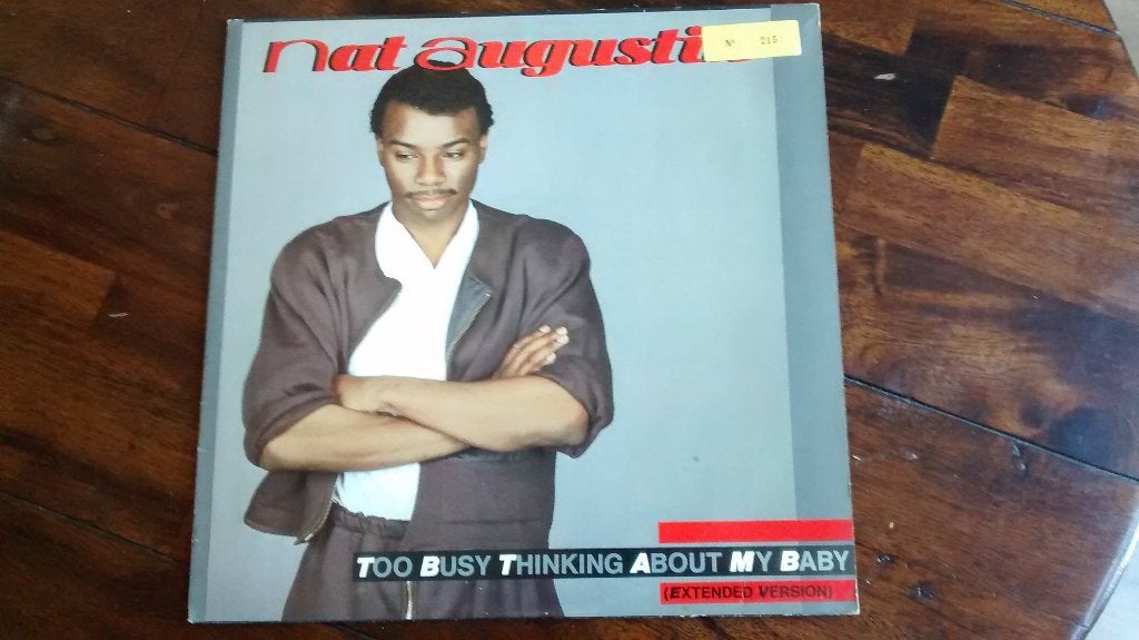 Maxi single - Nat Augustin - Too busy thinking about my baby, Ophalen of Verzenden, Zo goed als nieuw, R&B en Soul