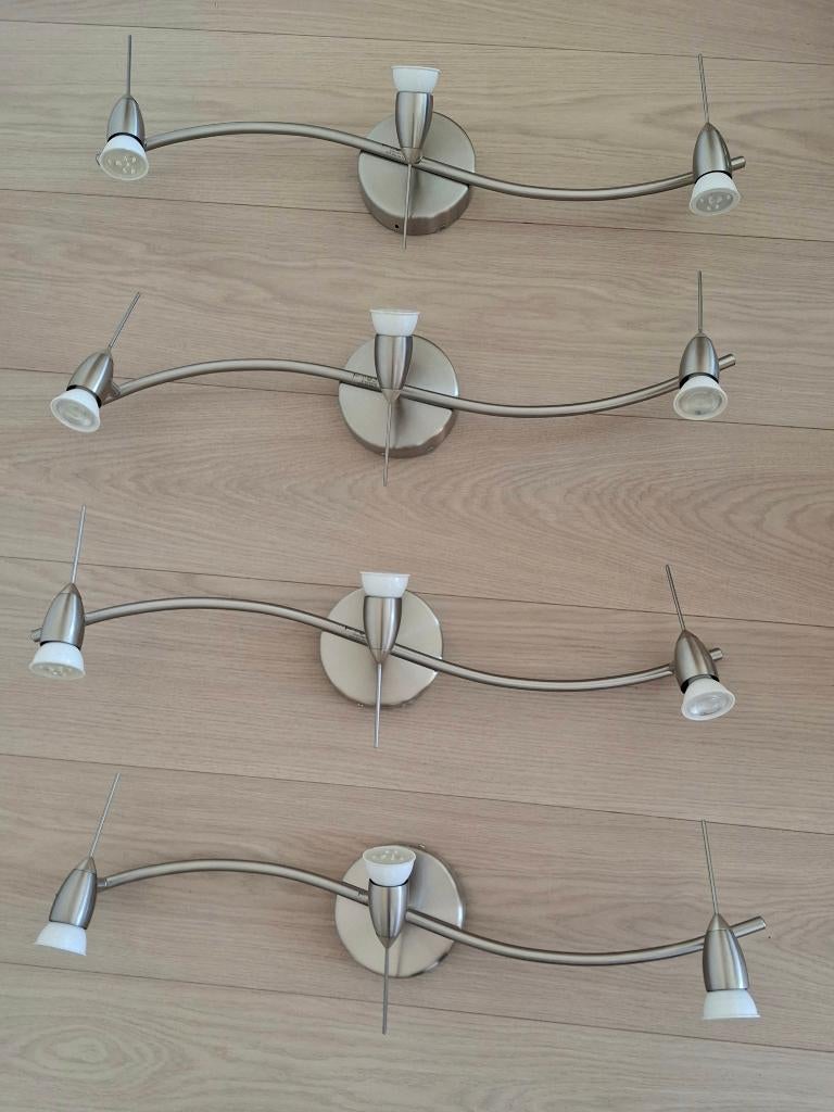 4 Ikea Husinge plafondlampen of per stuk, Ophalen, Gebruikt, Metaal