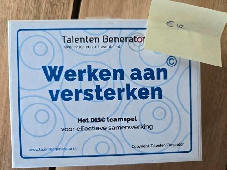 Teamspel: werken aan versterken, Ophalen of Verzenden