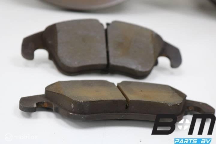 Set remschijven + blokken voorzijde Audi A6 4G 8R0615301D, Gebruikt