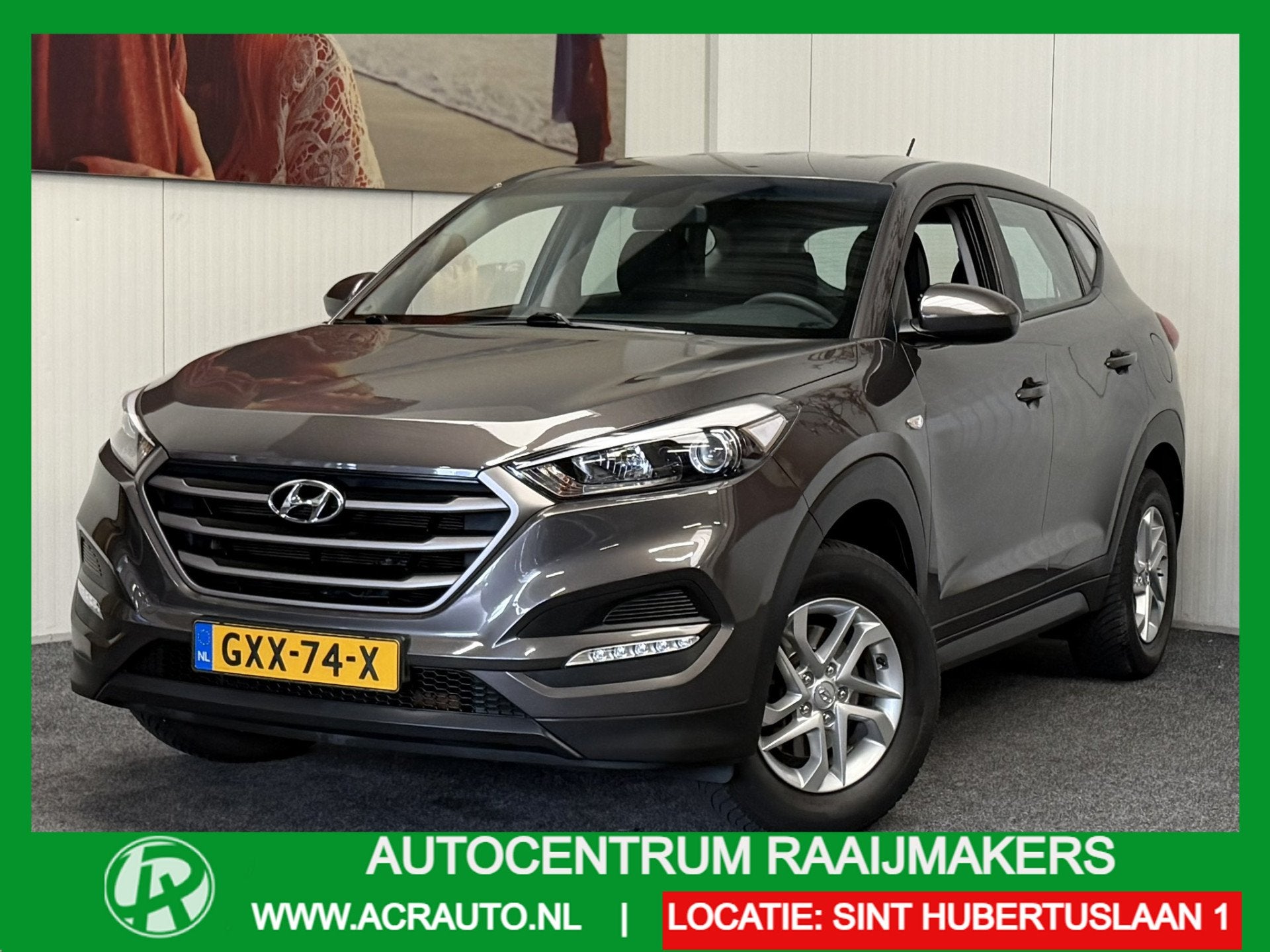Hyundai Tucson 1.6 GDi i-DRIVE TREKHAAK AIRCO BLUETOOTH TELE, Voorwielaandrijving, Dealer onderhouden, Stof, Gebruikt