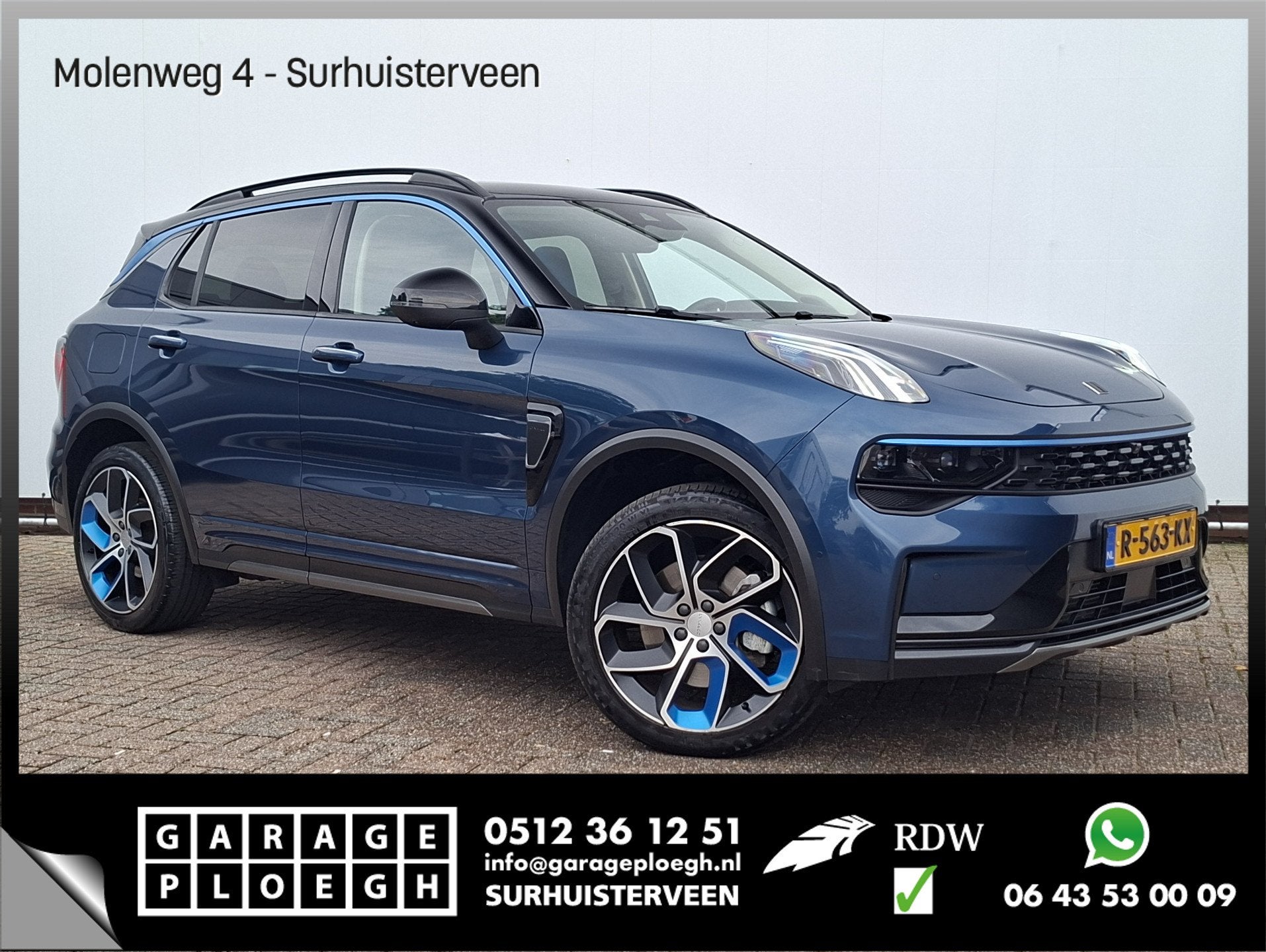 Lynk & Co 01 15x Op voorraad1.5 PHEV 262PK Adapt.Cruise 360, Auto's, Lynk & Co, Euro 6, Blauw, 120 €/maand, Origineel Nederlands