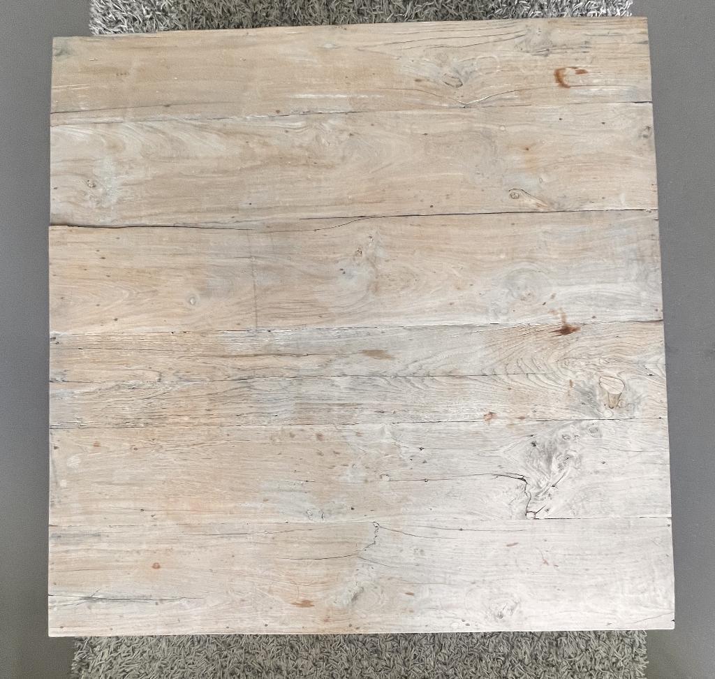 Salontafel, vergrijst eiken, Ophalen, Gebruikt, Minder dan 50 cm, 100 tot 150 cm