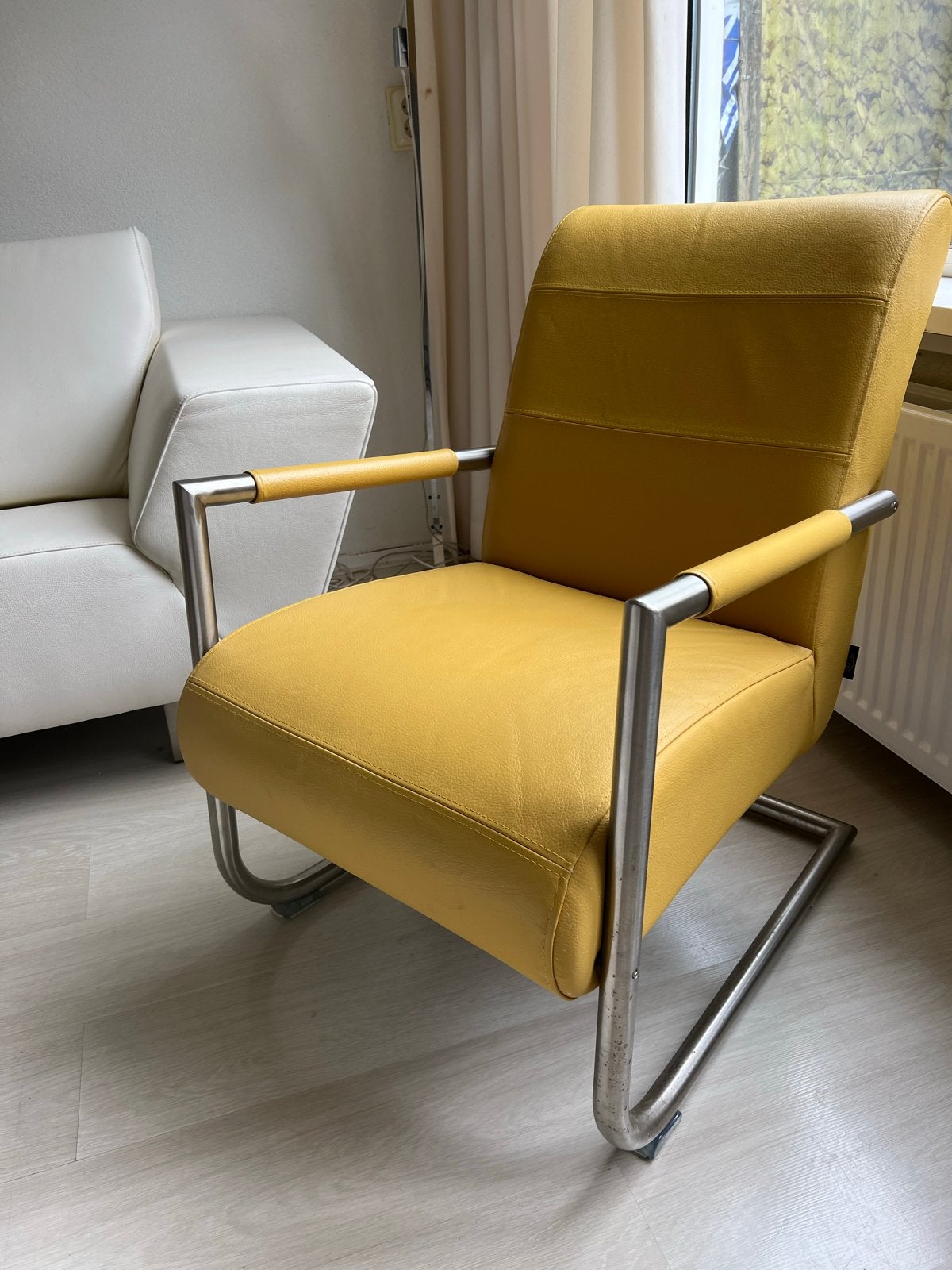 Henders & Hazel leren fauteuil z.g.a.n., Ophalen, Overige kleuren, Leer, Zo goed als nieuw