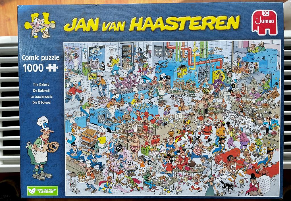 PUZZELS Jan van Haasteren, Ophalen, 500 t/m 1500 stukjes, Zo goed als nieuw, Legpuzzel