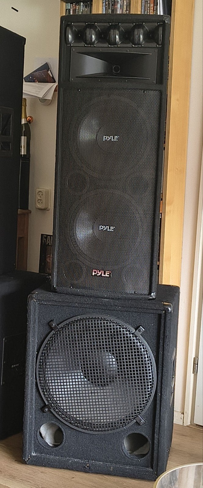 Pyle PADPH212 PA-speakerset met subwoofer - 1600W, Speakerset, Ophalen, 150 watt of meer, Overige merken
