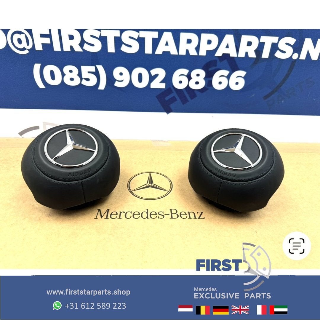 AMG STUURAIRBAG LEER 2026 A45 CLA45 GLA45 C63 E63 G63 GLC43, Auto-onderdelen, Dashboard en Schakelaars, Gebruikt, -, -, Ophalen of Verzenden