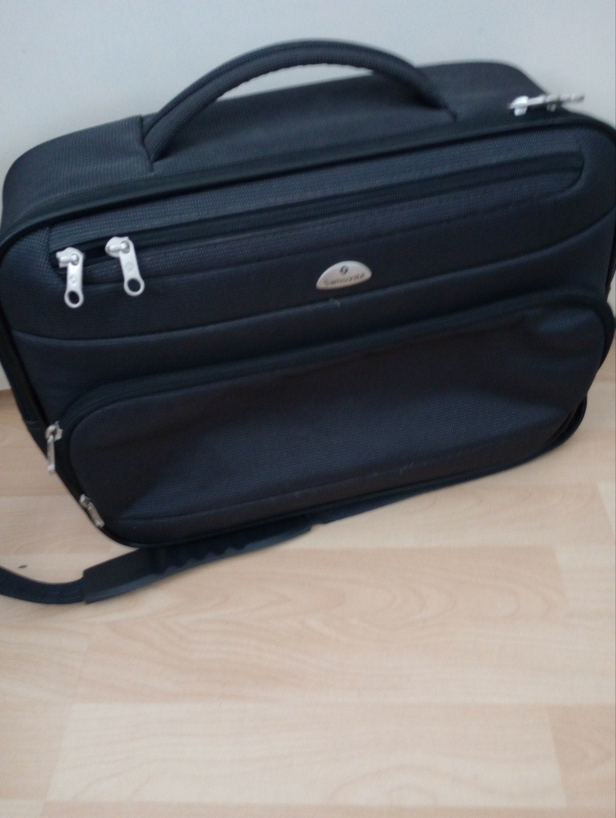 Samsonite laptoptas / aktetas, 40 tot 60 cm, Gebruikt, 20 tot 30 cm, Zwart