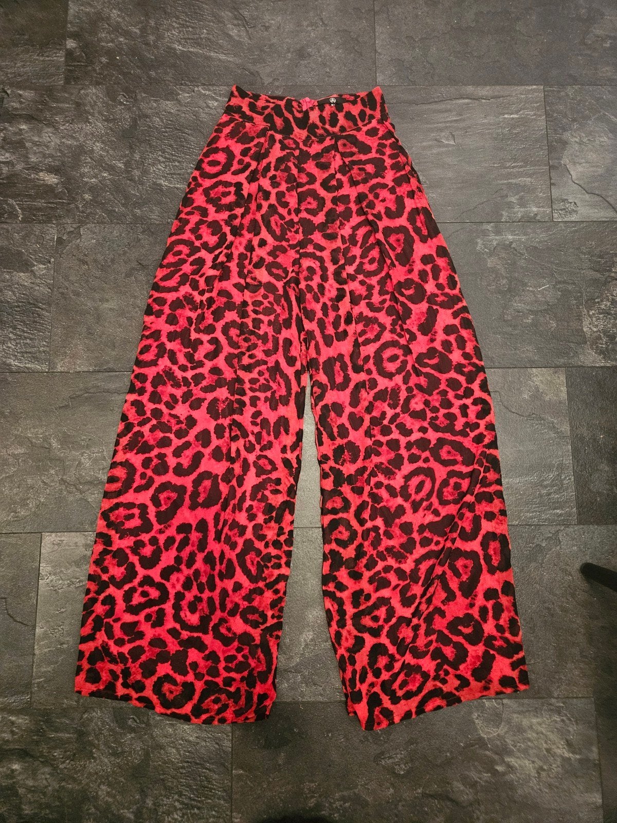 Pantalon wijd luipaardprint, Missguided, Ophalen of Verzenden, Zo goed als nieuw, Maat 34 (XS) of kleiner