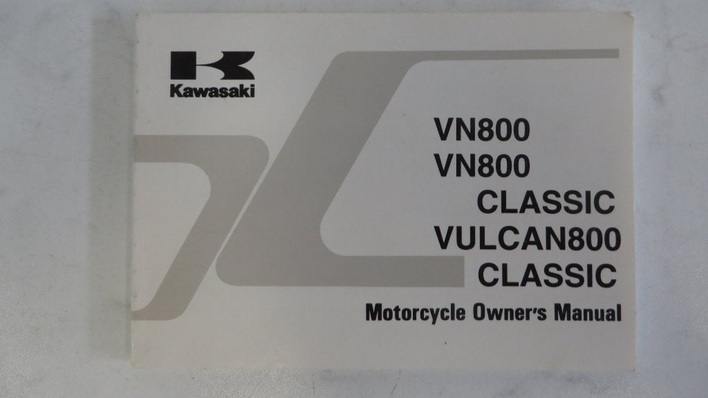 Kawasaki VN800 Vulcan Classic Owners Manual Engelstalig, Ophalen of Verzenden, Kawasaki