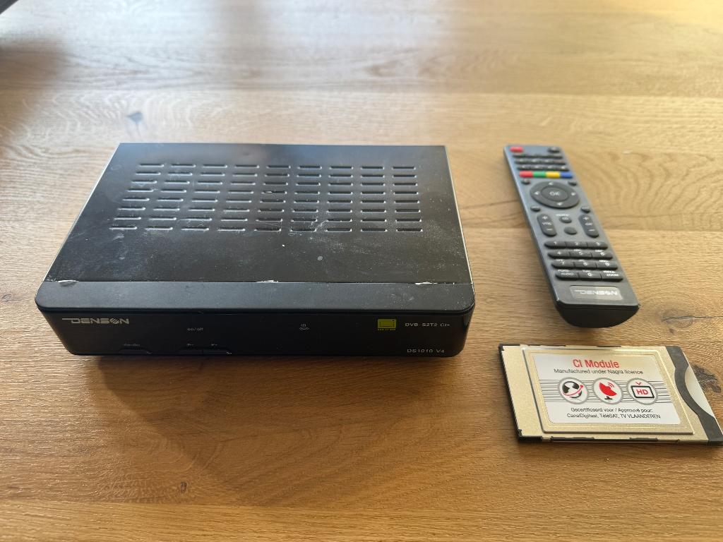 Denson satelliet ontvanger (incl. Smartcard), Ophalen, Gebruikt, (Schotel)antenne-accessoires, Overige merken