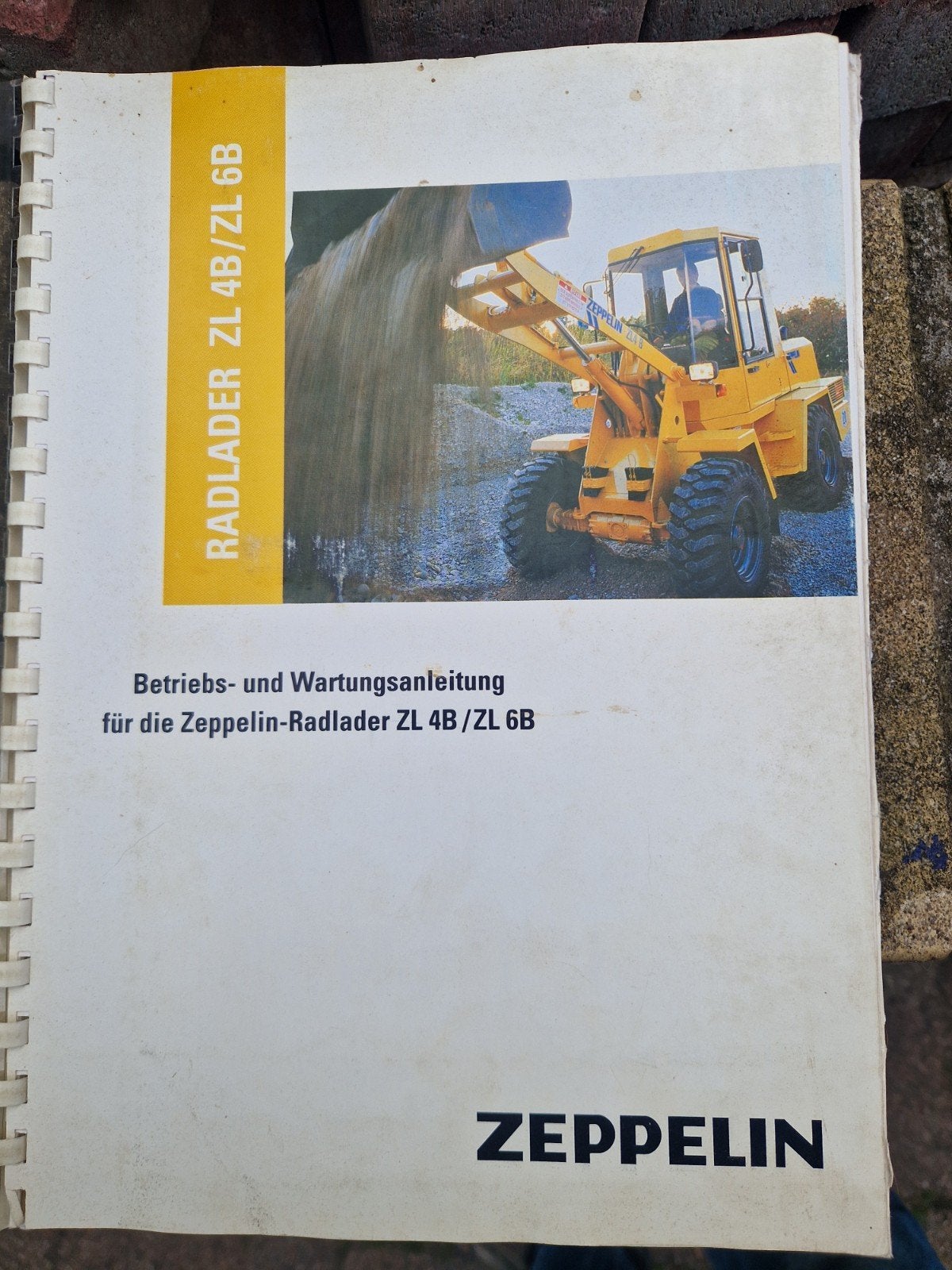 Zeppelin Radlader ZL 4B/ZL 6B Bedienings- en onderhoudshand, Ophalen of Verzenden