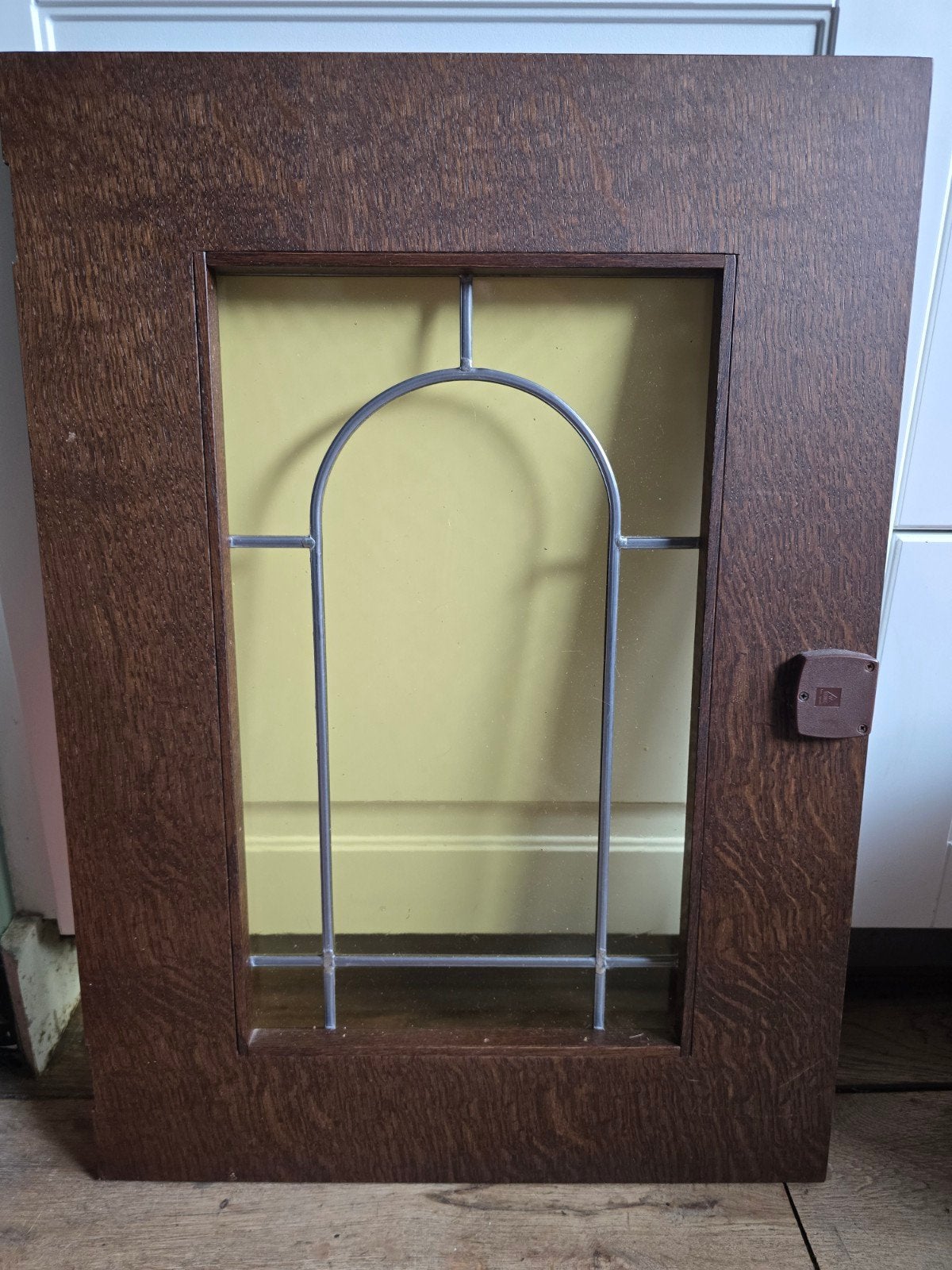 glas in lood deurtje, Ophalen, Gebruikt, Minder dan 80 cm, Overige typen