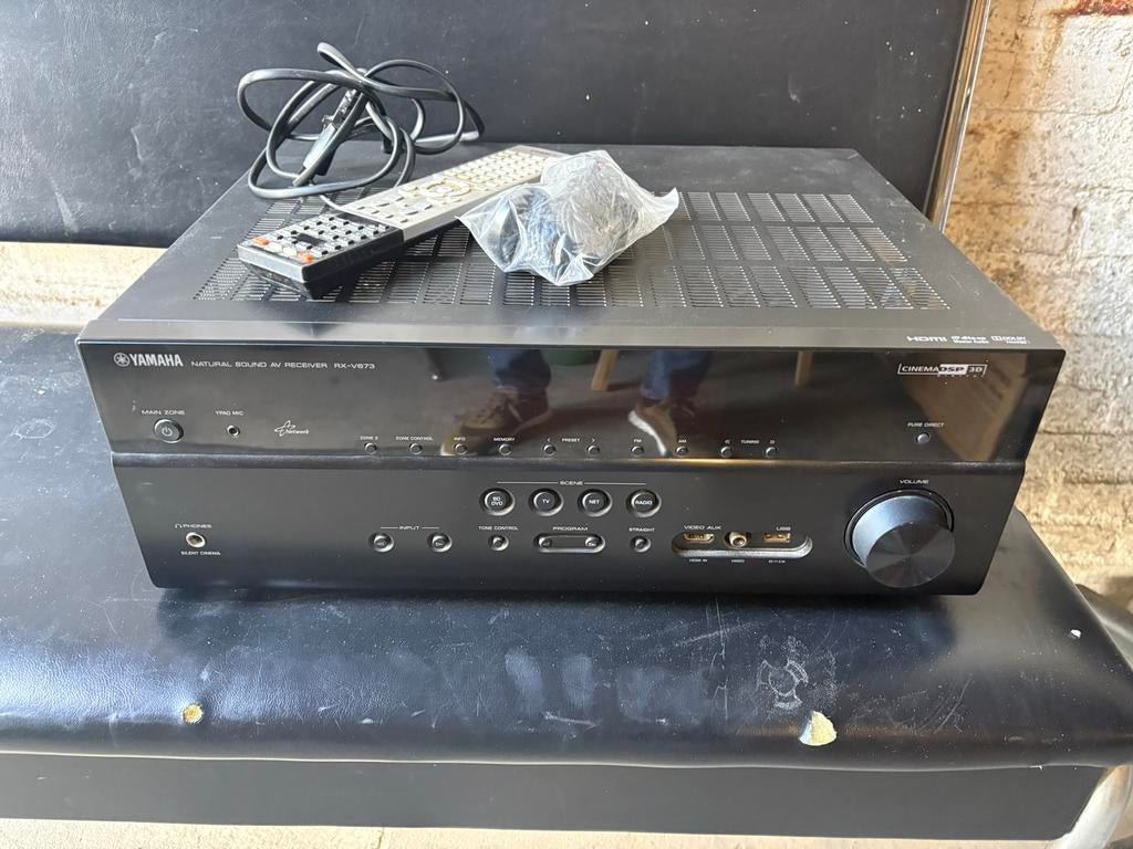 Yamaha RX-V673 AV Receiver - Topkwaliteit Geluid, Audio, Tv en Foto, Versterkers en Receivers, Yamaha, Ophalen of Verzenden, Zo goed als nieuw