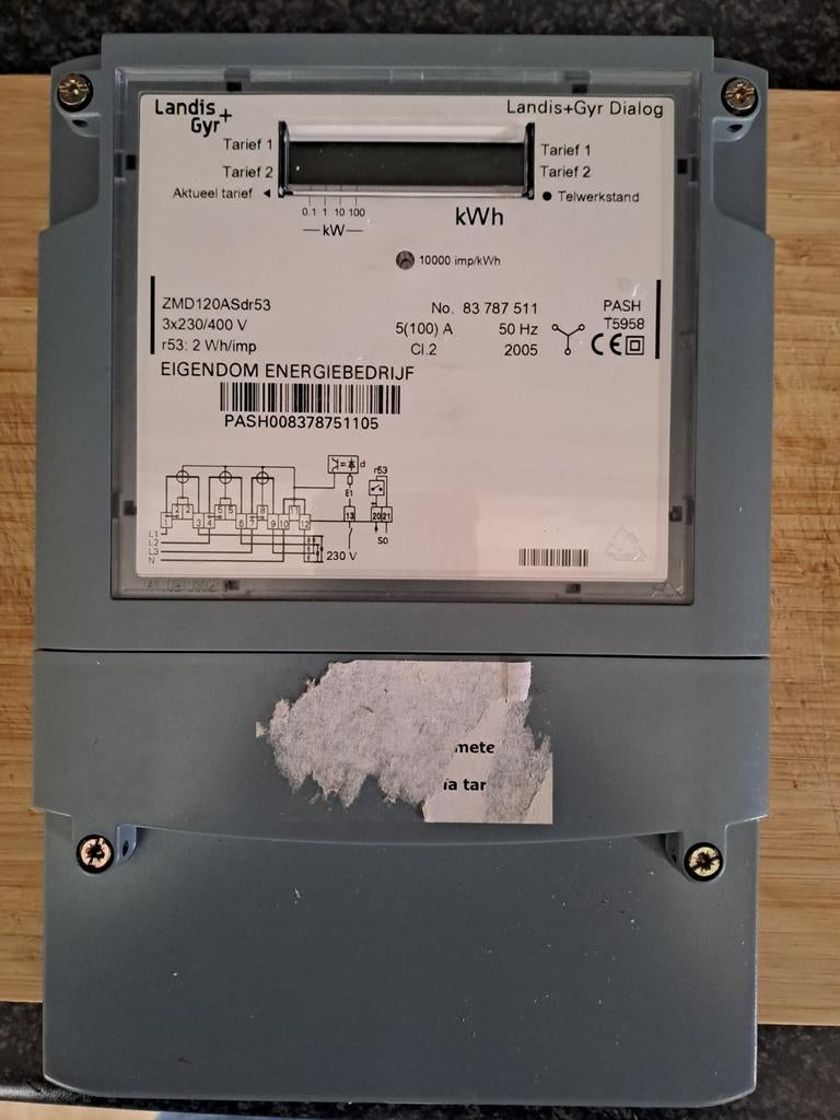 Kwh meter tussenmeter elektrameter, Doe-het-zelf en Verbouw, Meetapparatuur, Ophalen of Verzenden