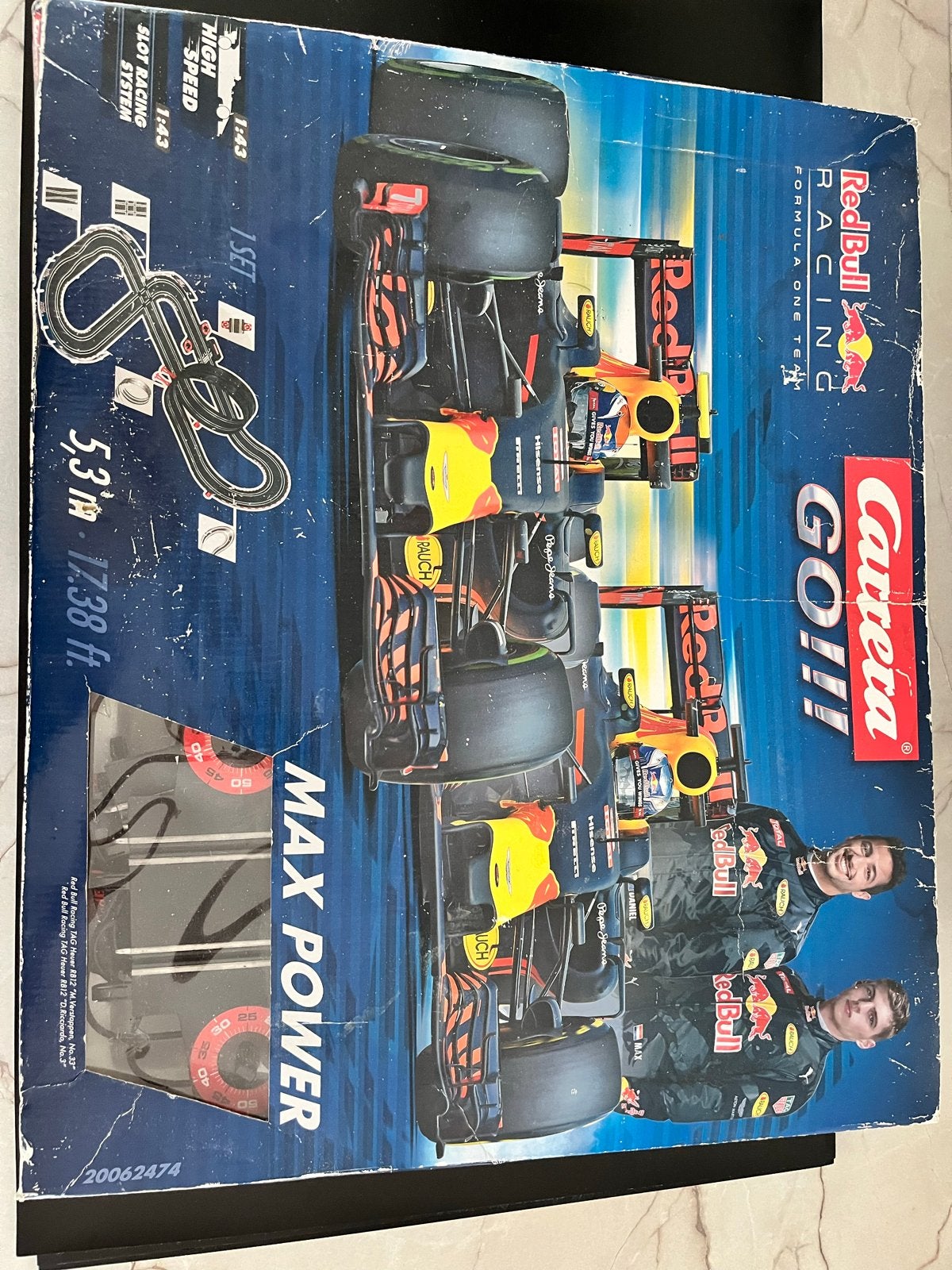 Carrera GO!!! Max Verstappen Racebaan voor Kinderen, Ophalen, Carrera, Elektrisch, Racebaan