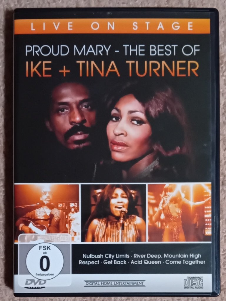 Ike & Tina Turner - Proud Mary / The Best Of, Alle leeftijden, Ophalen of Verzenden, Zo goed als nieuw, Muziekvideo's