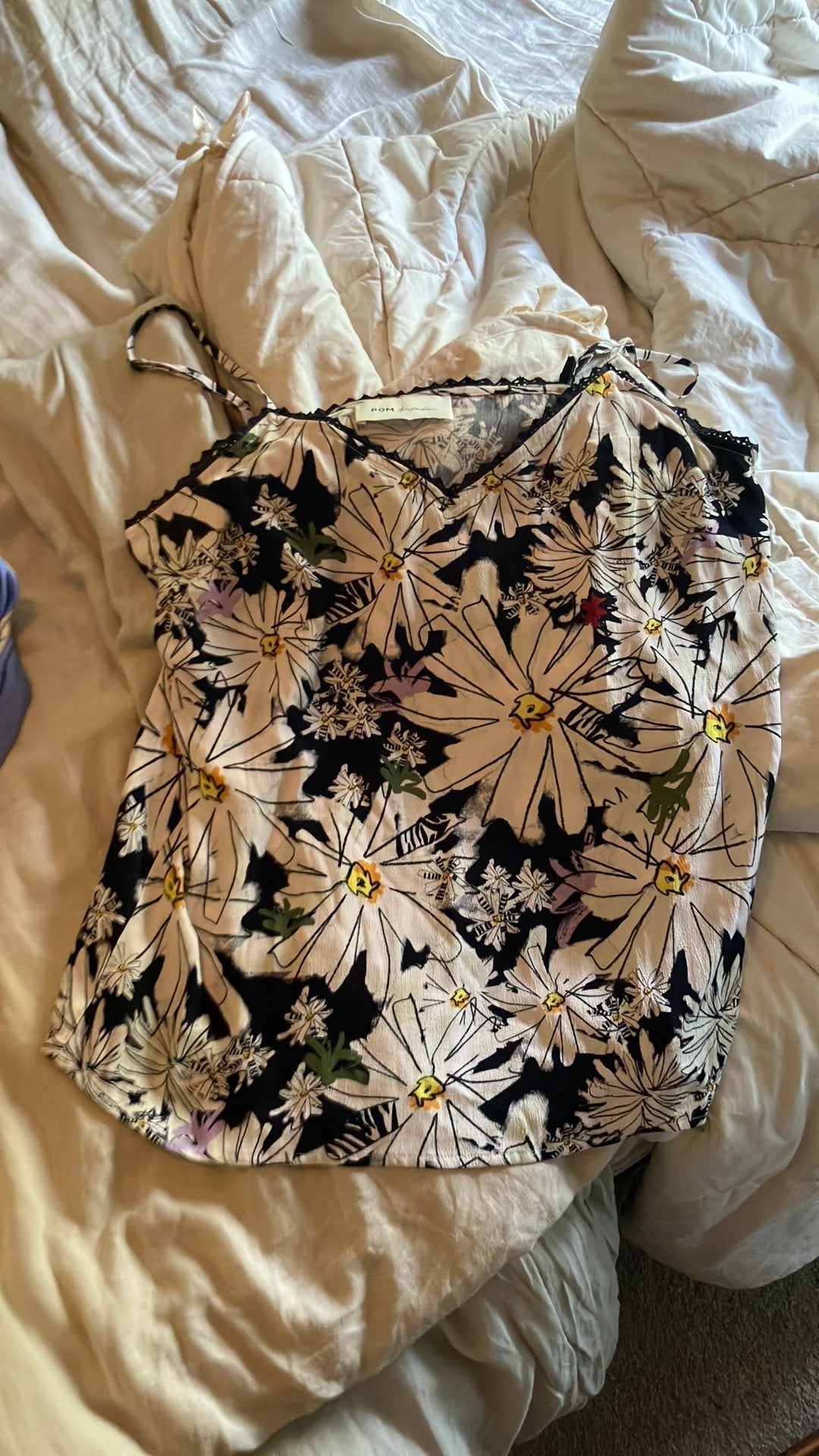 POM hemoje bloemen maat 40, Kleding | Dames, Maat 38/40 (M), Overige kleuren, Ophalen of Verzenden, Zo goed als nieuw