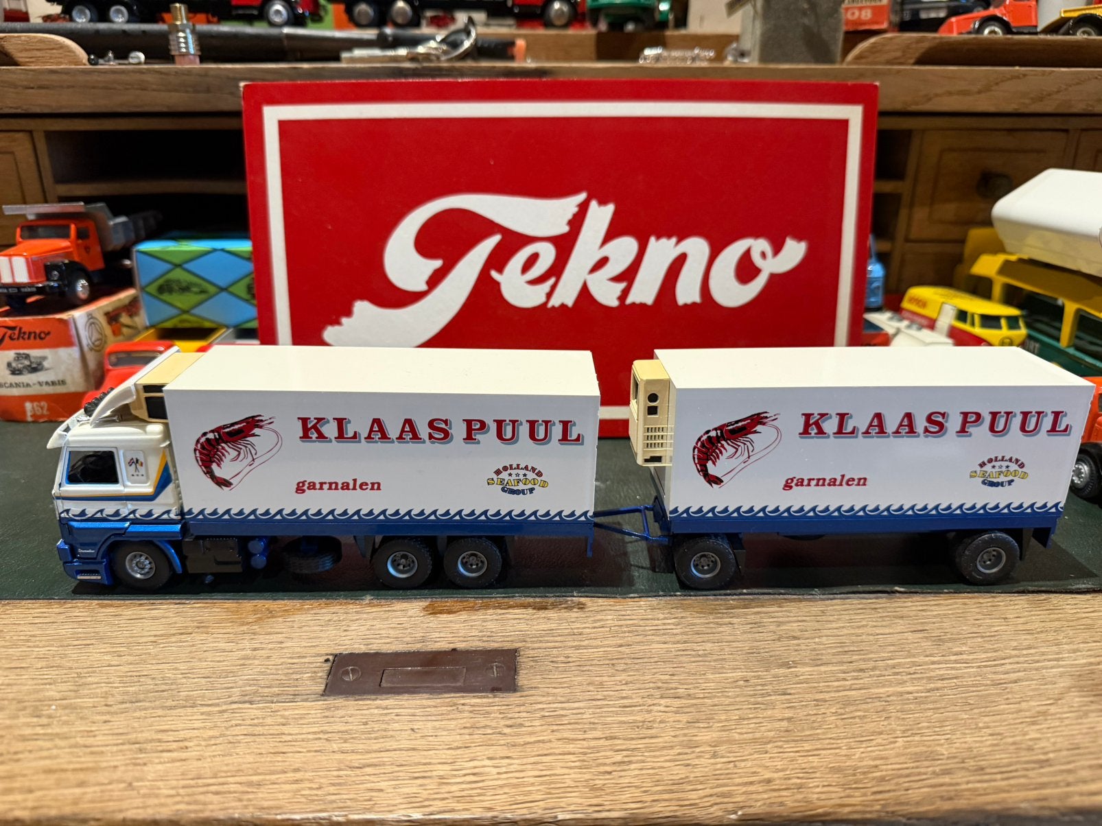 TEKNO SCANIA 143 STREAMLINE KLAAS PUUL, Ophalen of Verzenden, Zo goed als nieuw, Bus of Vrachtwagen, Tekno