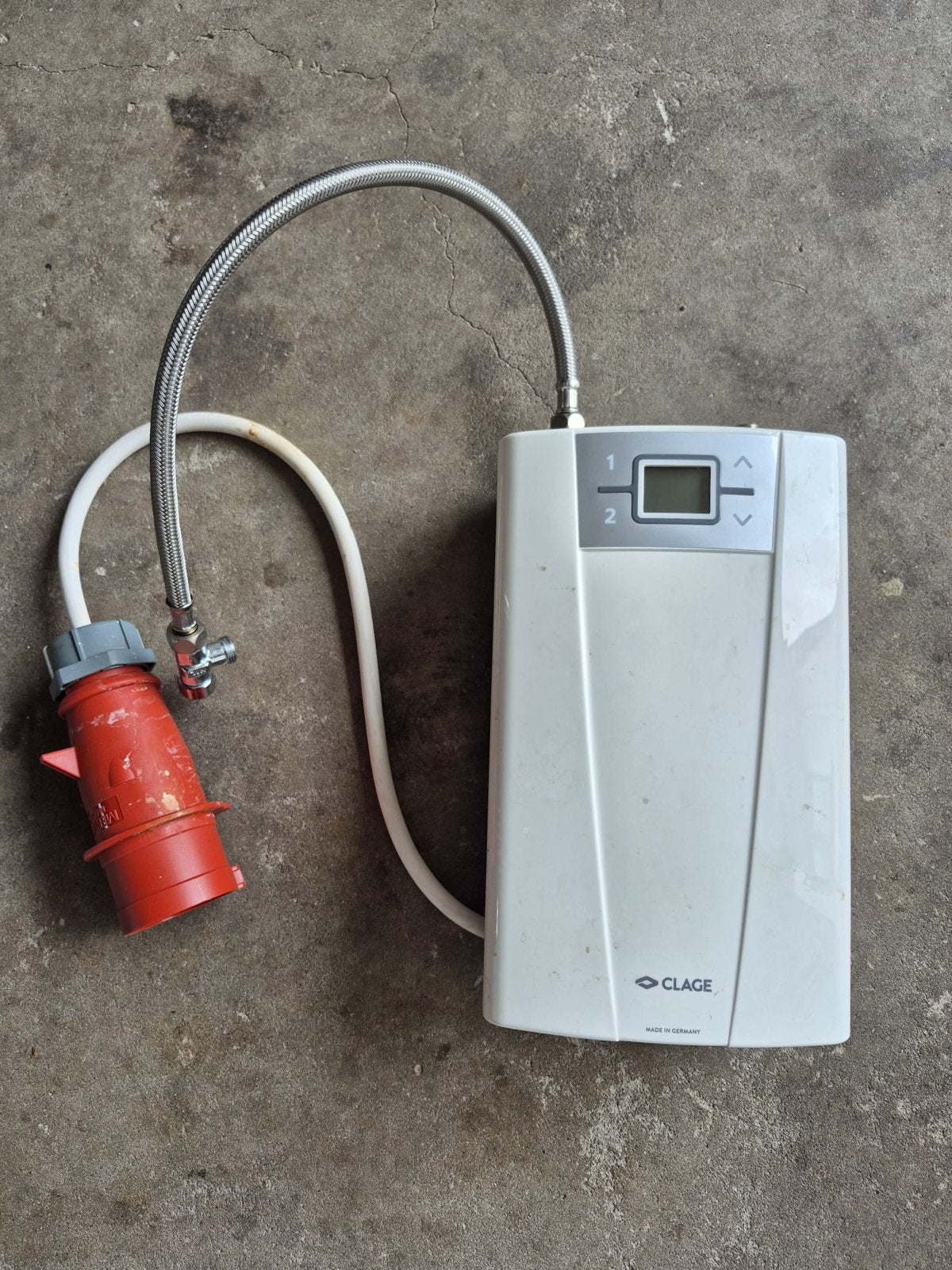 Clage 4MF135E-12 CEX-U Doorstroomboiler - Kort gebruikt, Verzenden, Boiler, Minder dan 20 liter, Minder dan 3 jaar oud