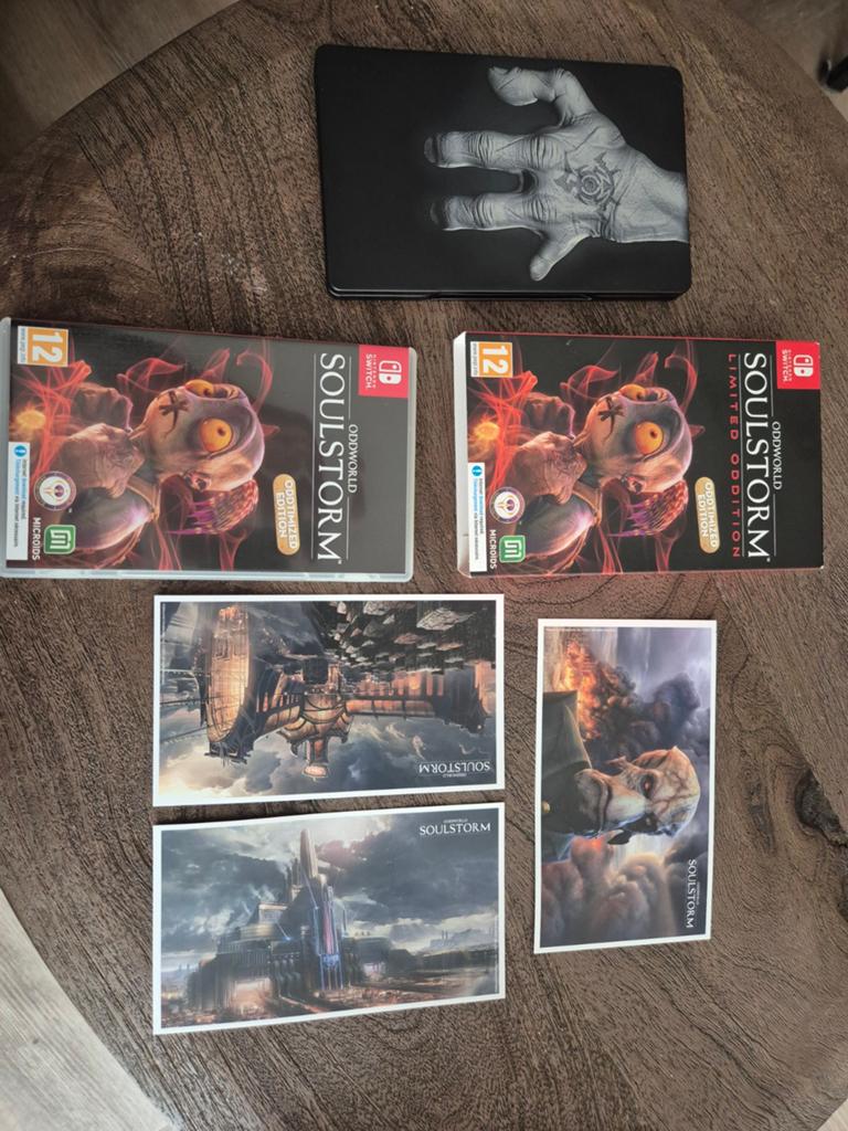 Oddworld Soulstorm Limited Oddition Nintendo Switch, Ophalen of Verzenden, Zo goed als nieuw, Met games