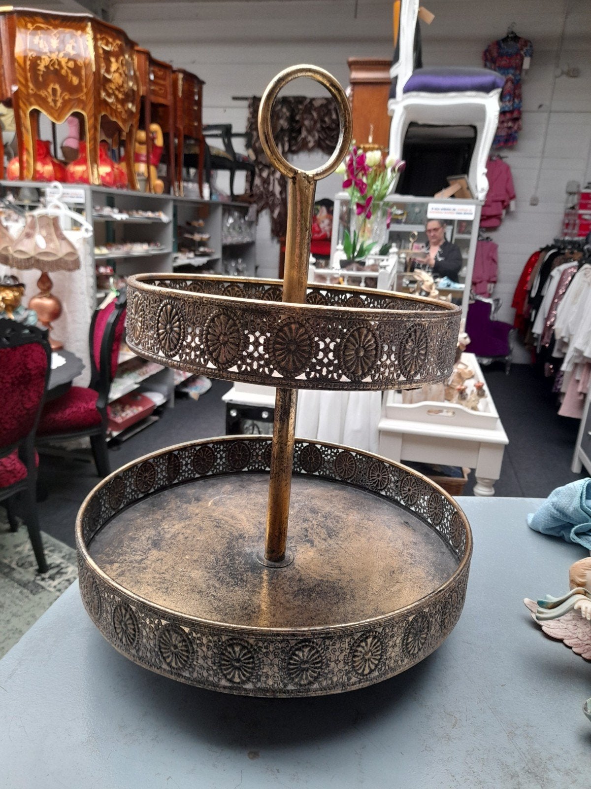 Mooie etagere, Ophalen of Verzenden, Zo goed als nieuw