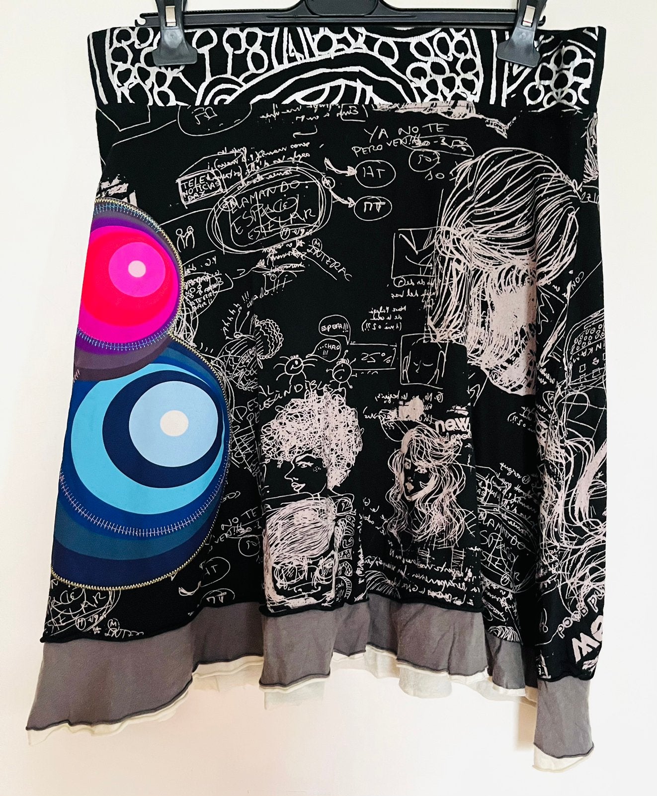 Desigual rok maat 42, Kleding | Dames, Rokken, Zwart, Maat 42/44 (L), Ophalen of Verzenden, Zo goed als nieuw