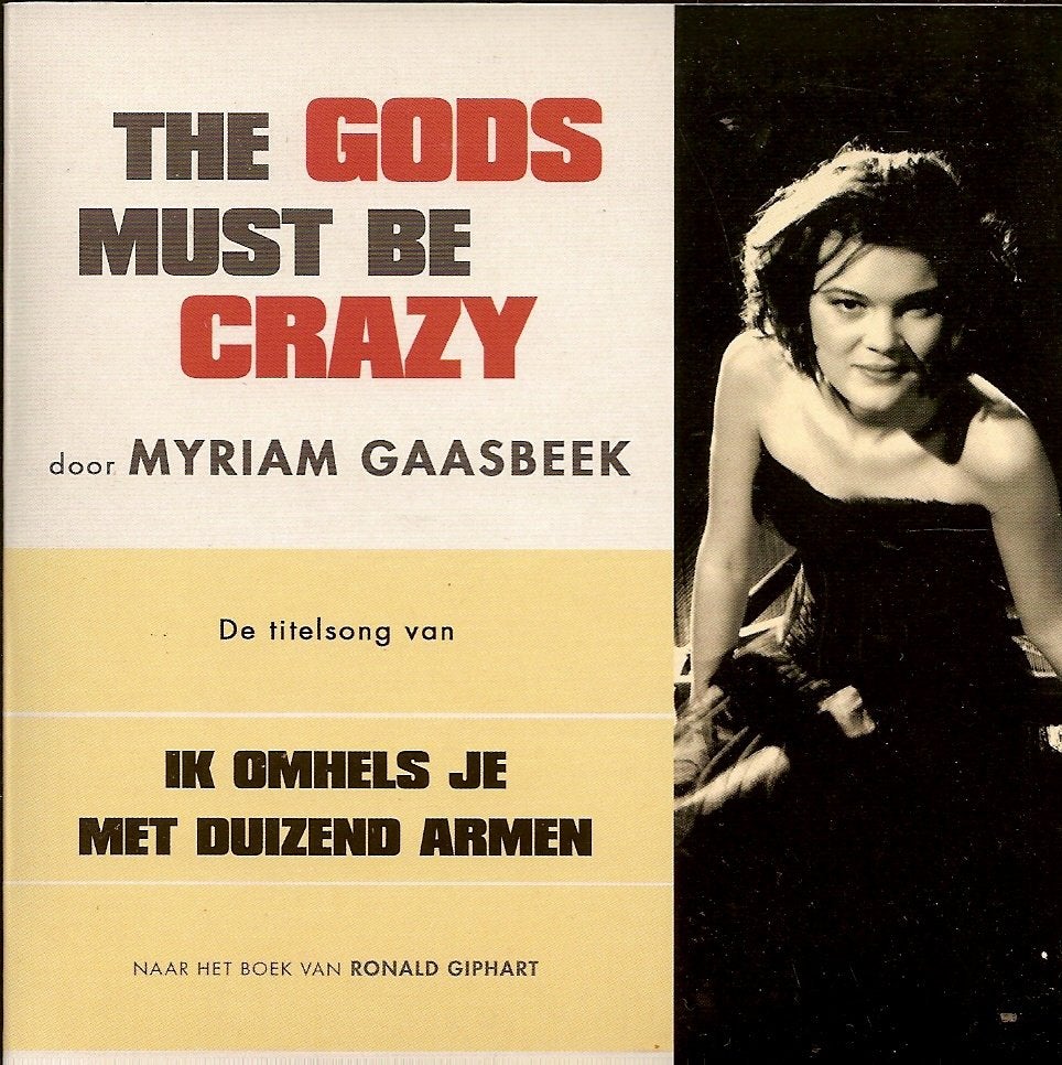 Myriam Gaasbeek - The Gods must be crazy, Cd's en Dvd's, Ophalen of Verzenden, Nieuw in verpakking, Filmmuziek en Soundtracks