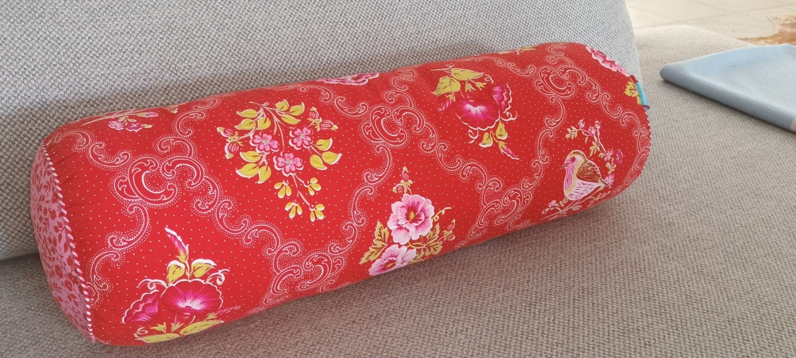 pip rolkussen met bloemen en vogels, Overige merken, Met print, Ophalen of Verzenden, Zo goed als nieuw