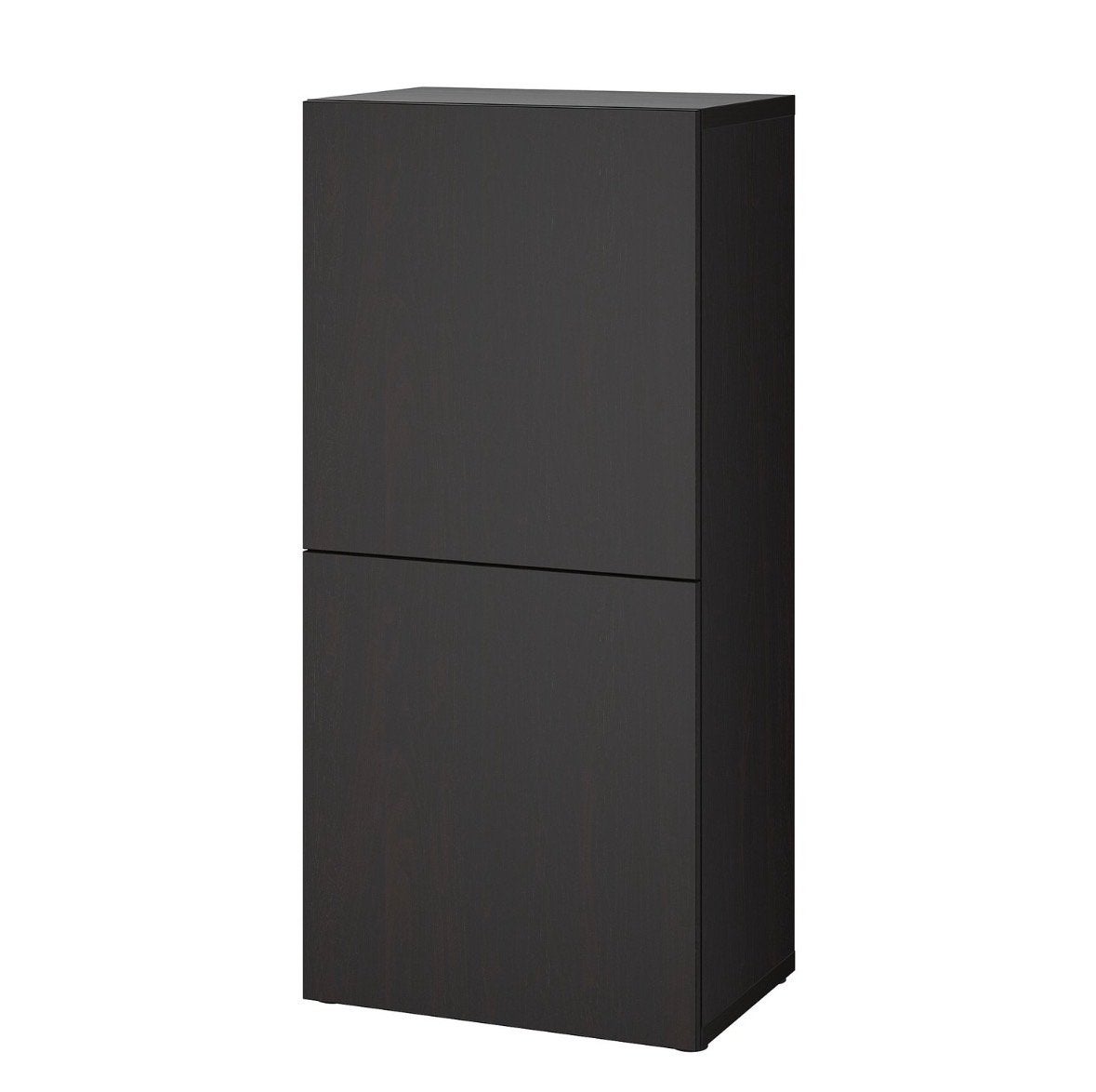 IKEA PLATSA Kast met 2 deuren, donkergrijs, 60x42x129 cm, Ophalen, 100 tot 150 cm, 50 tot 100 cm, Zo goed als nieuw