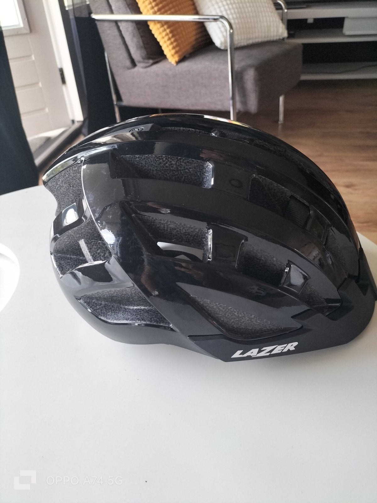 Lazer Compact fietshelm - Zwart - Unisize 54-61CM, Lazer, Overige maten, Ophalen of Verzenden, Zo goed als nieuw