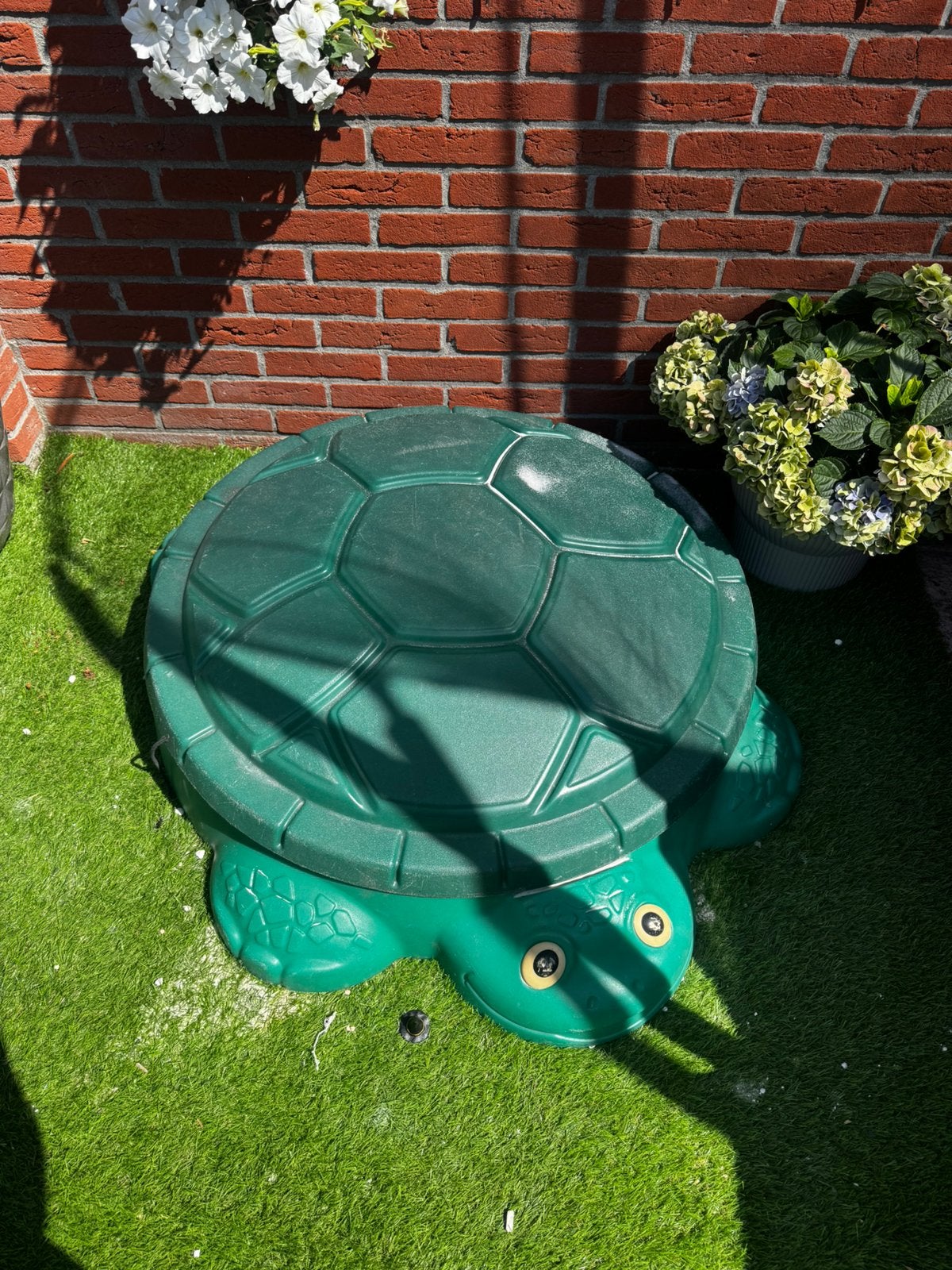 Zandbak Schildpad, Ophalen, Gebruikt