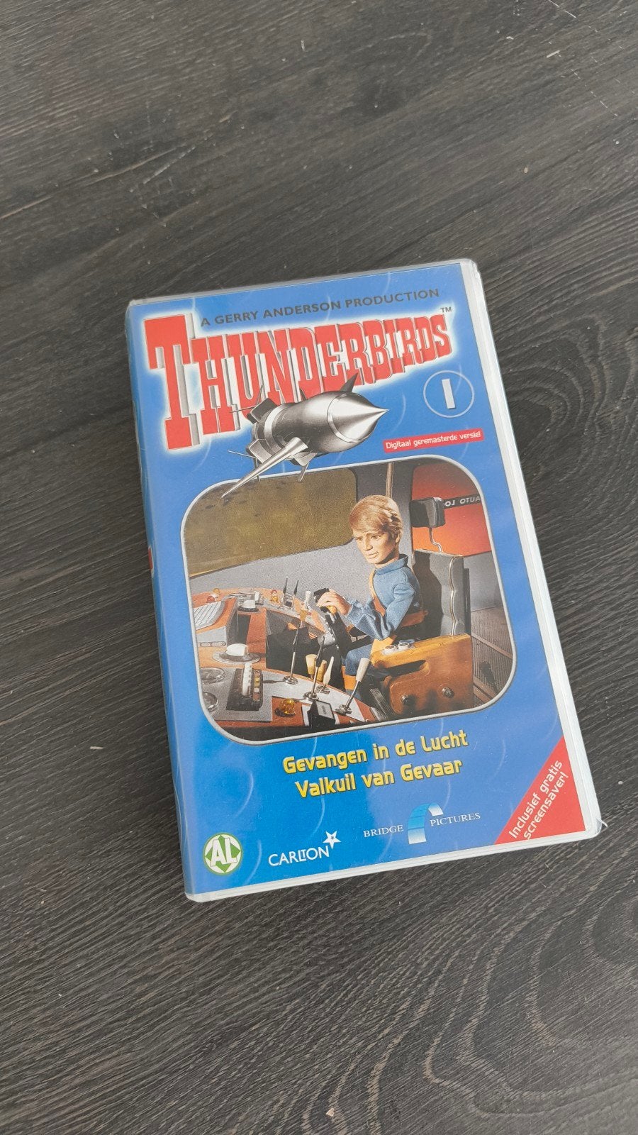 Thunderbirds Videoband - Gevangen in de Lucht, Alle leeftijden, Ophalen of Verzenden, Zo goed als nieuw