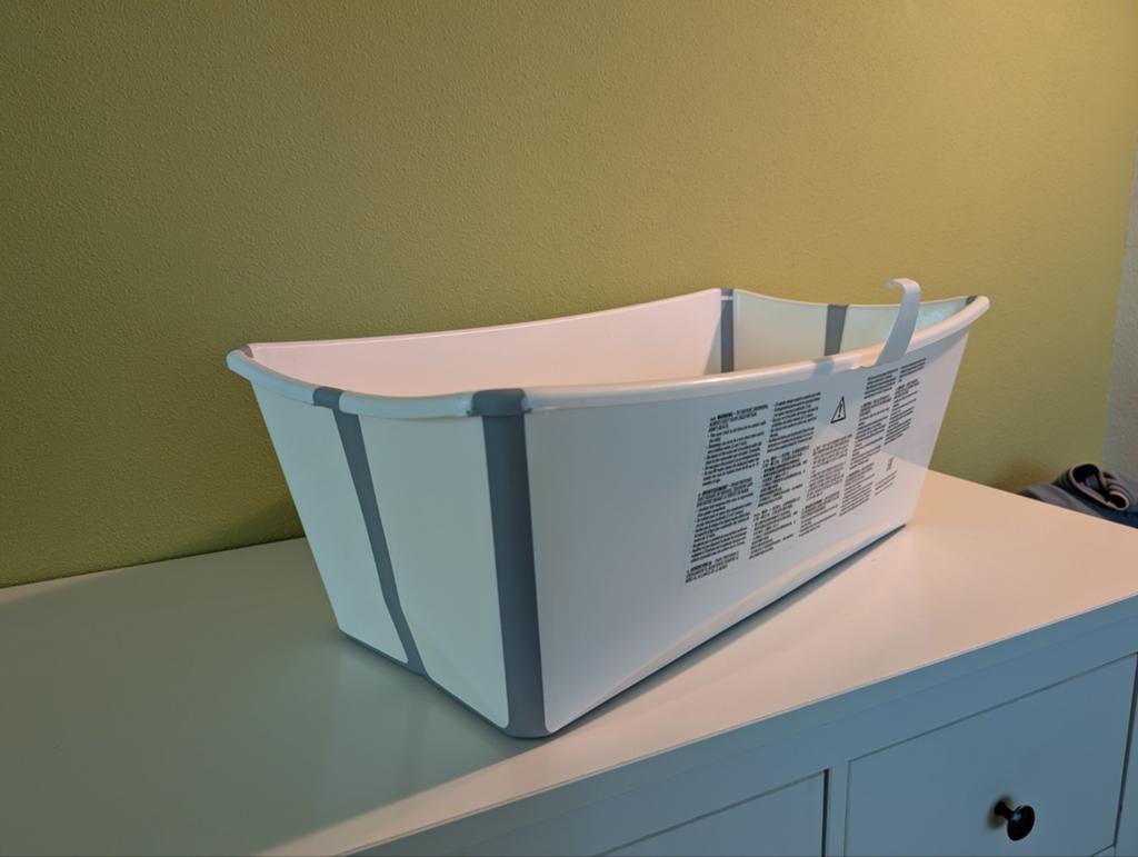 Stokke Flexi Bath opvouwbaar babybadje + Newborn Support, Ophalen of Verzenden
