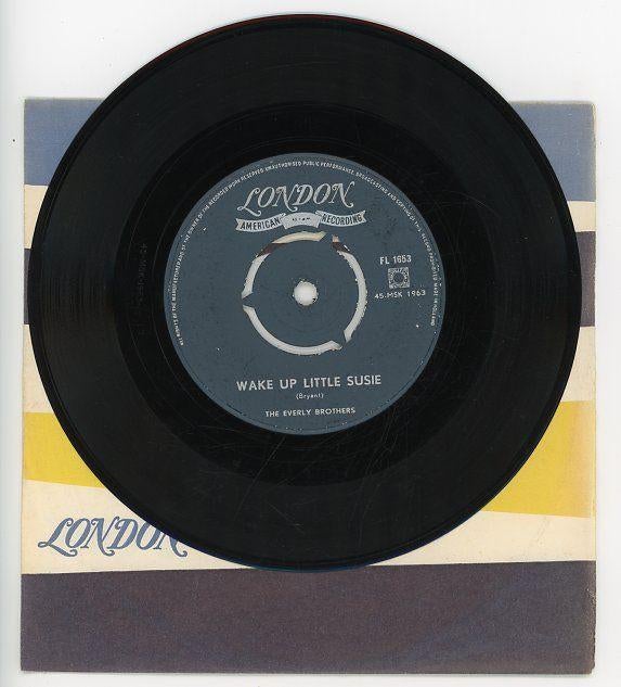 Single van the Everly Brothers - made in holland- 1957, Ophalen of Verzenden, Gebruikt, Pop