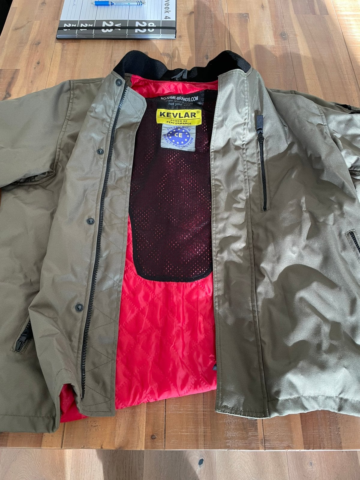 Kevlar motorbomberjack (nieuw), Motoren, Kleding | Motorkleding, Ophalen, Nieuw zonder kaartje, Heren, Jas | textiel