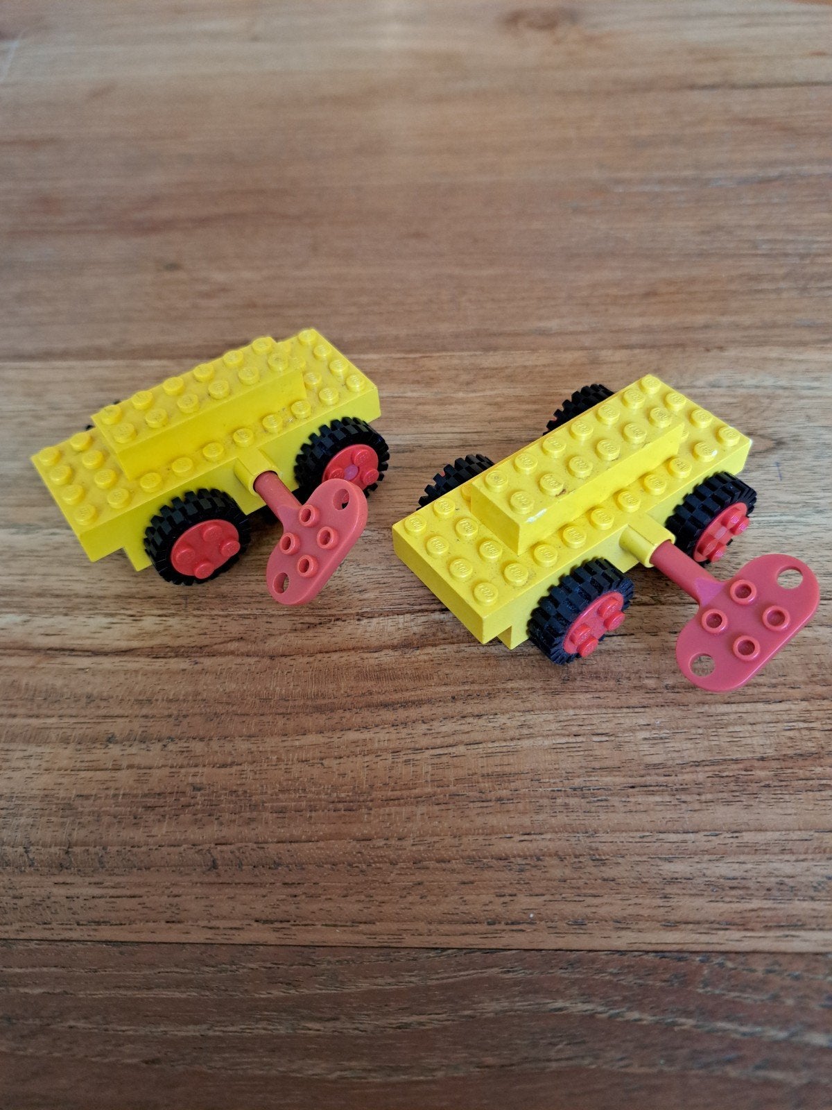 2x Vintage LEGO Opwindmotoren 890 / 895 Werkend! (1981), Ophalen of Verzenden, Gebruikt, Lego, Technic