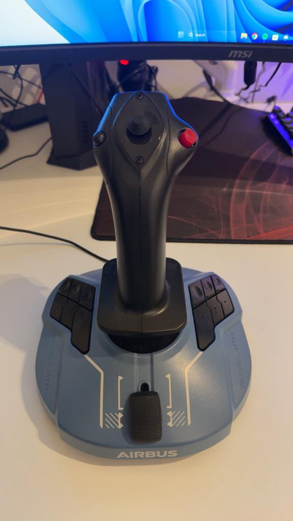 Thrustmaster Airbus TCA Sidestick, Computers en Software, Joysticks, Zo goed als nieuw, Ophalen
