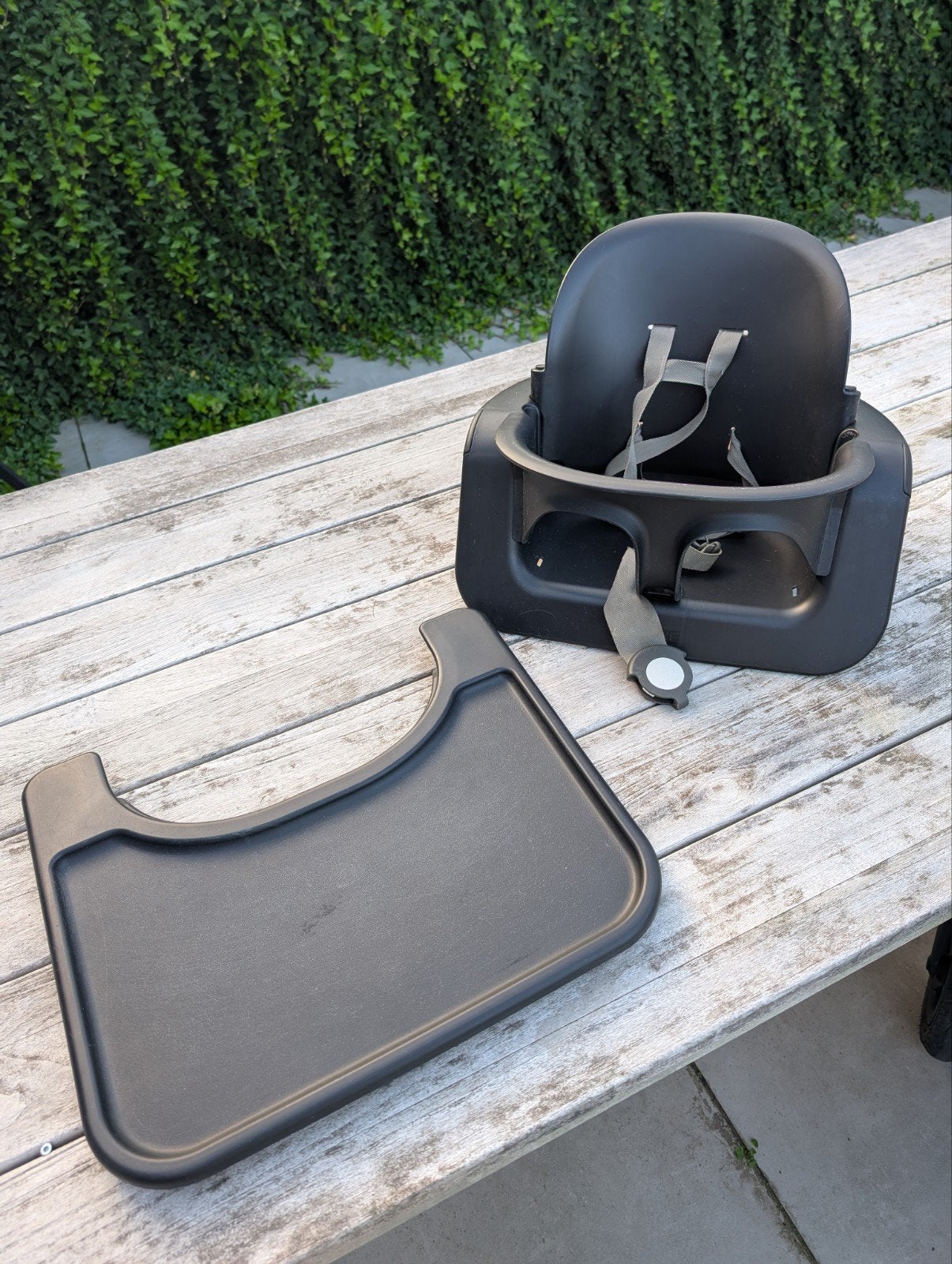 Stokke steps babyset zwart (EXCLUSIEF stoel), Kinderen en Baby's, Ophalen, Meegroeistoel