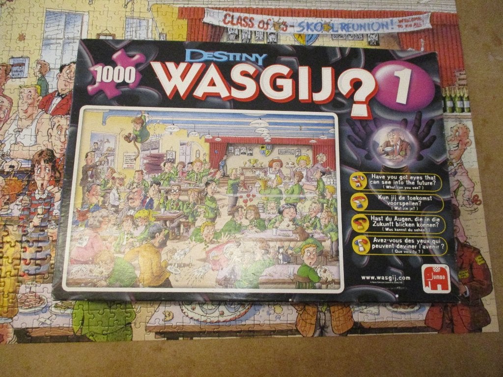 Jumbo Wasgij Destiny Puzzle No 1 De Gouden Jaren, Ophalen, 500 t/m 1500 stukjes, Zo goed als nieuw, Legpuzzel