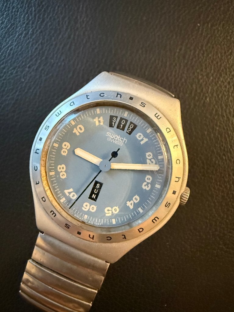 Vintage Swatch Irony Big "Hoary" 1998 Unisex Watch, Ophalen of Verzenden, Gebruikt, Android, Swatch