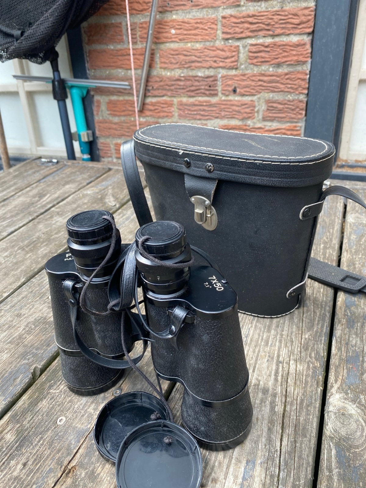 Primax 7x50 verrekijker met hoes, Gebruikt, Minder dan 8x, Met hoes of tas, Porro (met knik)