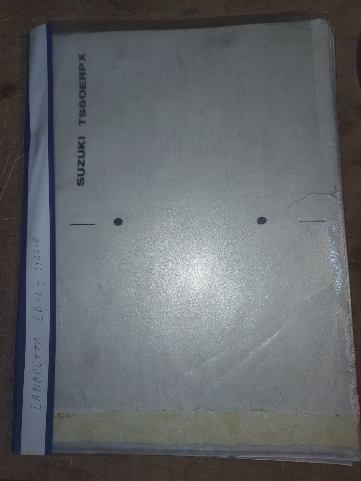 Onderdelen documentatie Suzuki TS50erpx, Ophalen of Verzenden, Gebruikt