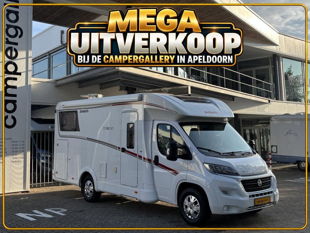 Dethleffs Trend I 6617 EB ENKELE BEDDEN 6.99M COMPACT, Fiat, 6 tot 7 meter, Bedrijf, Tot en met 3